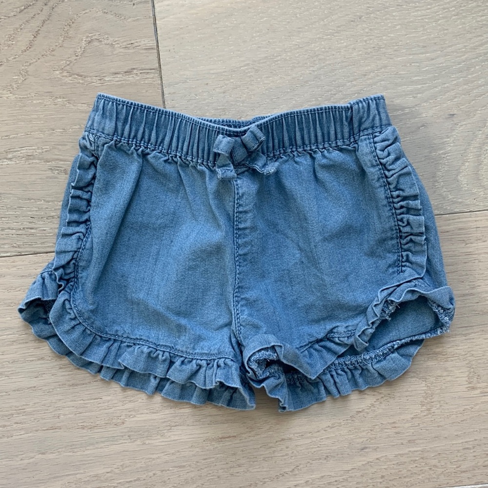 Carter's 6 month girl chambray shorts